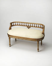 Load image into Gallery viewer, Butler Specialty Gilted Cream Bench