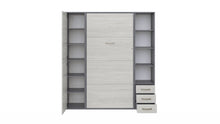 Load image into Gallery viewer, Maxima House Invento Vertical Wall Bed European Queen Size With 2 Cabinets
