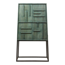 Load image into Gallery viewer, Britton solid Mango Cabinet Emerald Finish