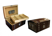 Load image into Gallery viewer, Get this Montgomery 150 Ct. Cigar Humidor Chest &amp; enjoy FREE SHIPPING. Cigar Humidors Online. Cigar Desktop Humidors Sale. 